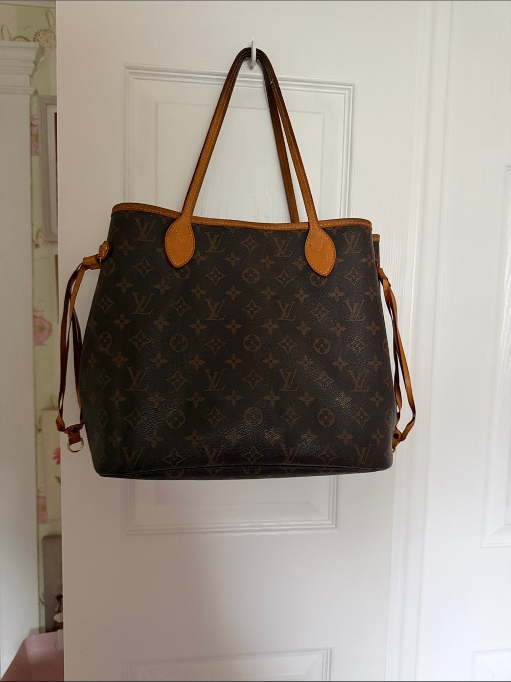 Louis Vuitton Monogram Canvas Tote with Vachetta Handles